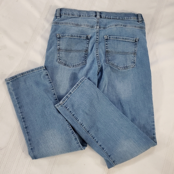 Place Stretch Extensible Straight Jambes Droites Size 14 Jean Pants - Picture 3 of 6